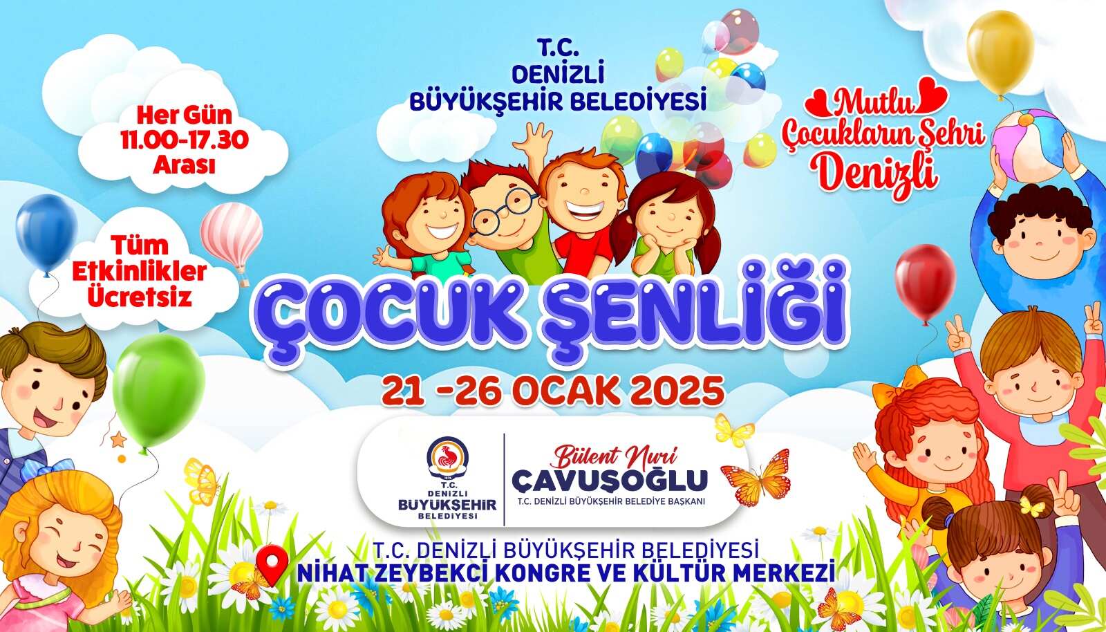 Denizli çocuk şenliği