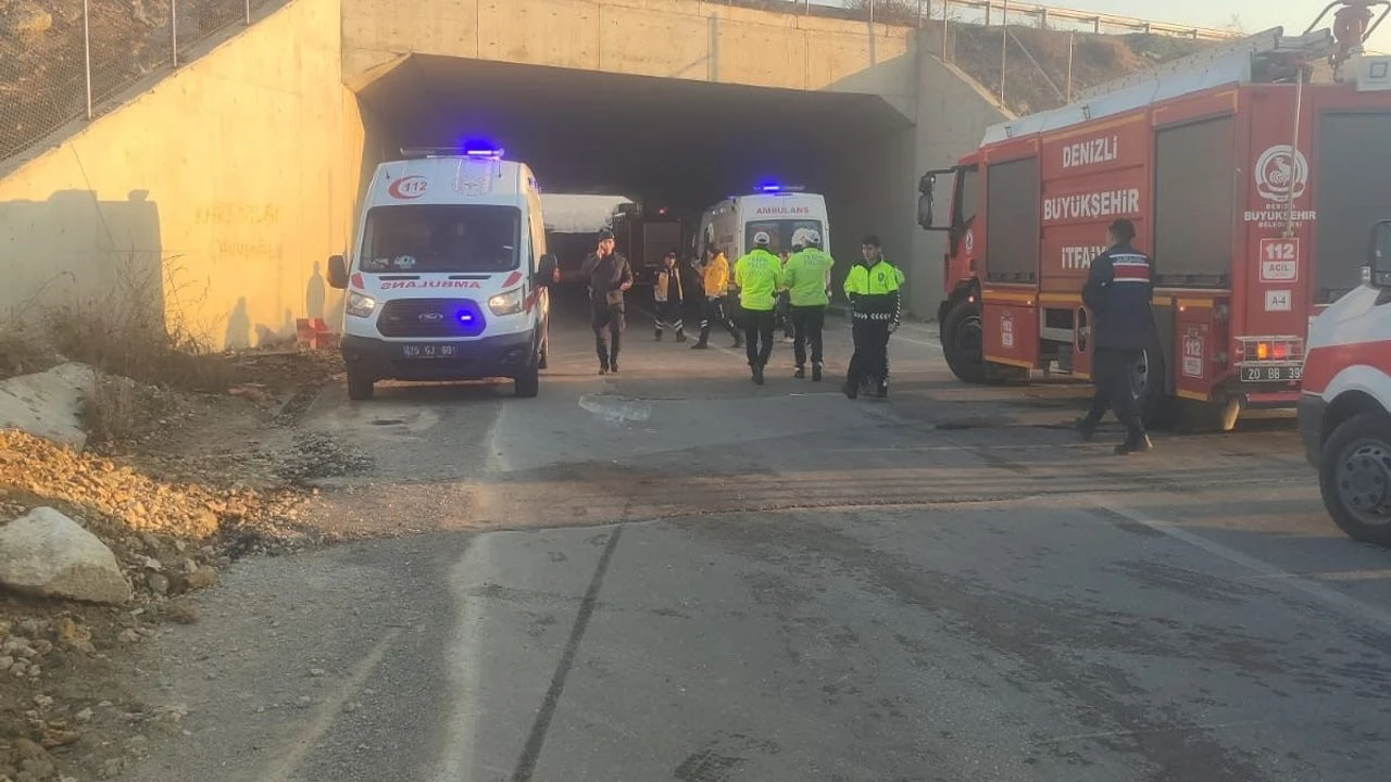 Diğer sürücüler hızla yardım ekiplerine haber verdi
