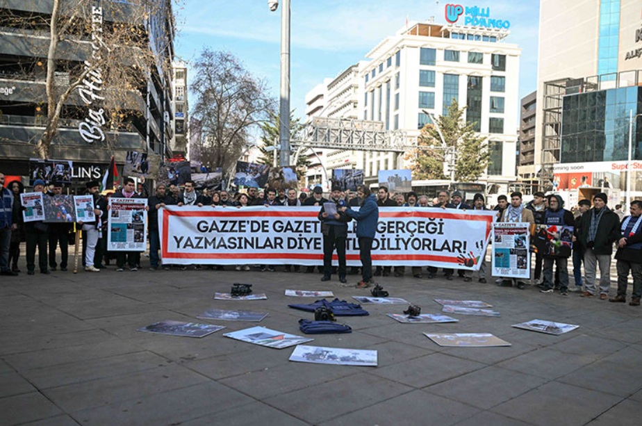 Gazeteciler Ankara'da bir araya geldi.