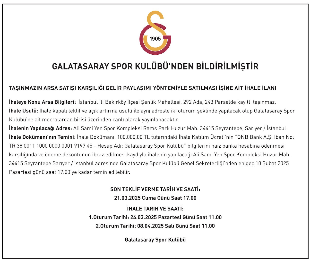 Galatasaray Ilan