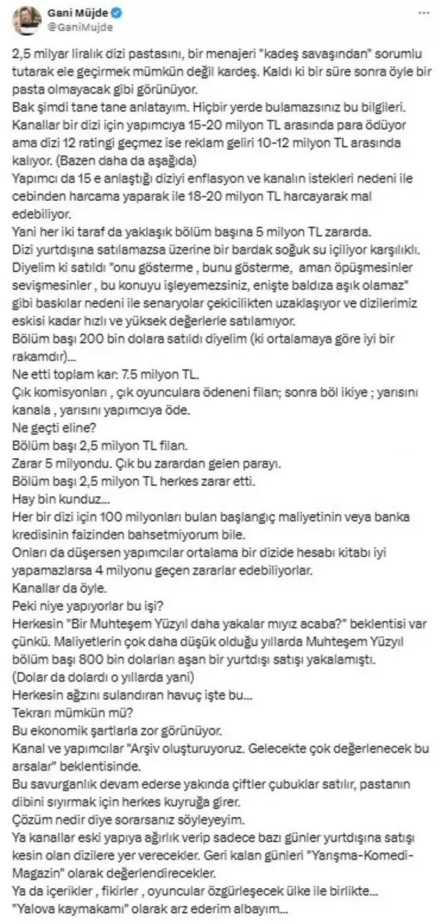 Senaryolardaki Baskılar Dış Pazarı Etkiliyor