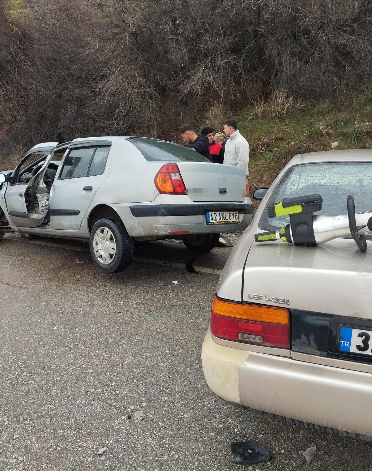 Isparta'da yaşanan kazada bir kişi hayatını kaybetti.