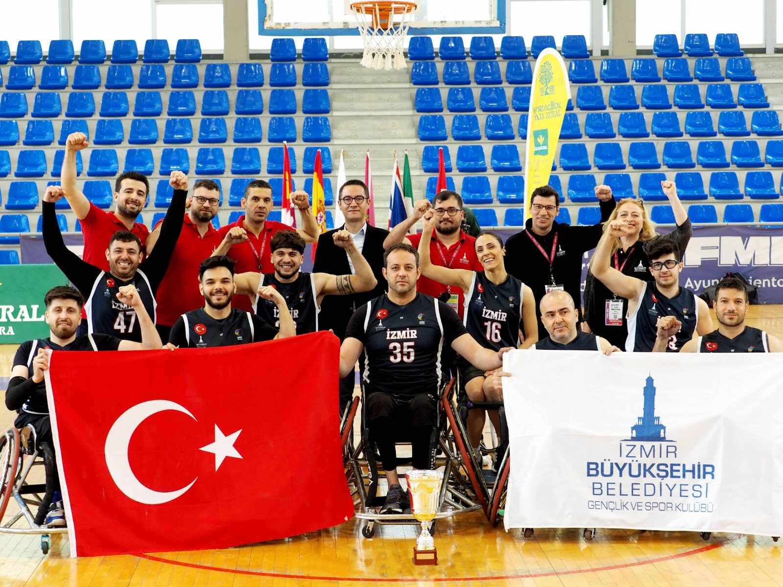 izmir tekerlekli sandalye basketbol takımı