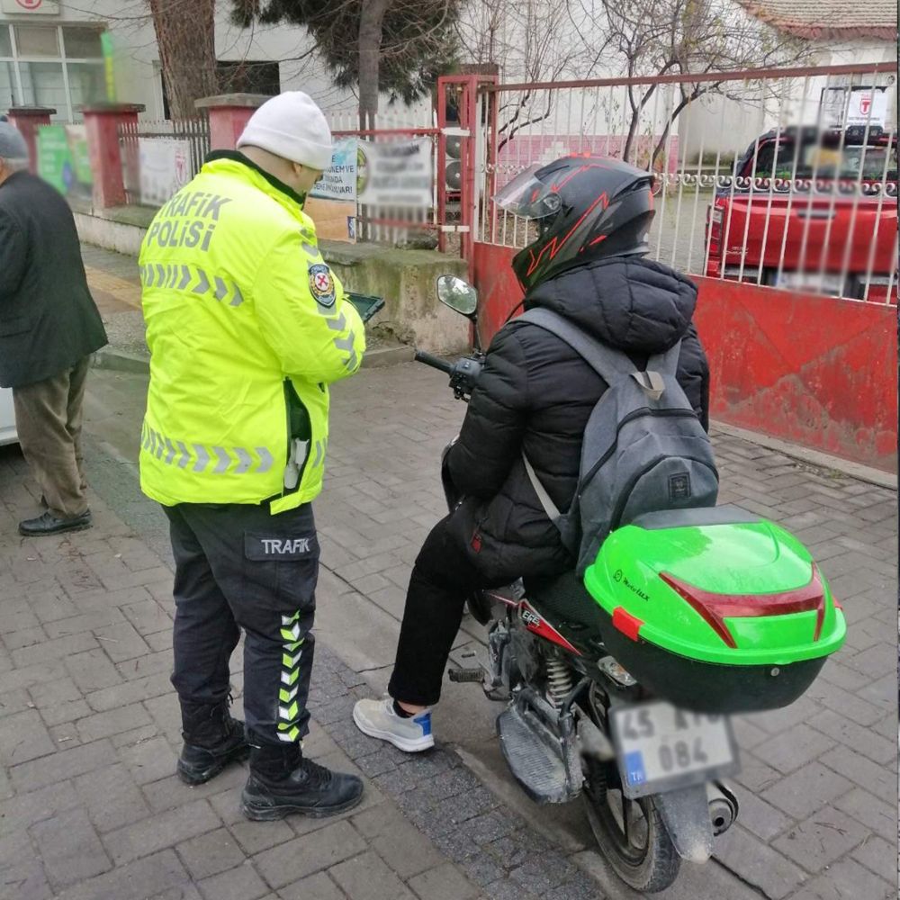 Manisa'da 4-5 Ocakta motosikletler denetlendi.