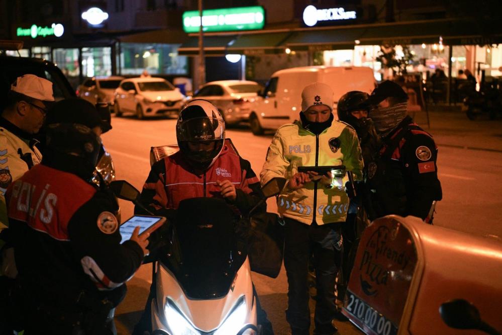 Trafik güvenliğini tehdit eden 14 motosiklet trafikten men edildi