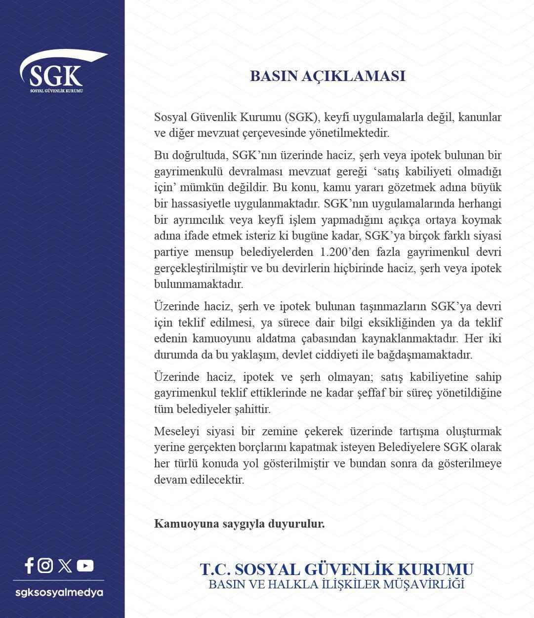 Sgk Açıklama