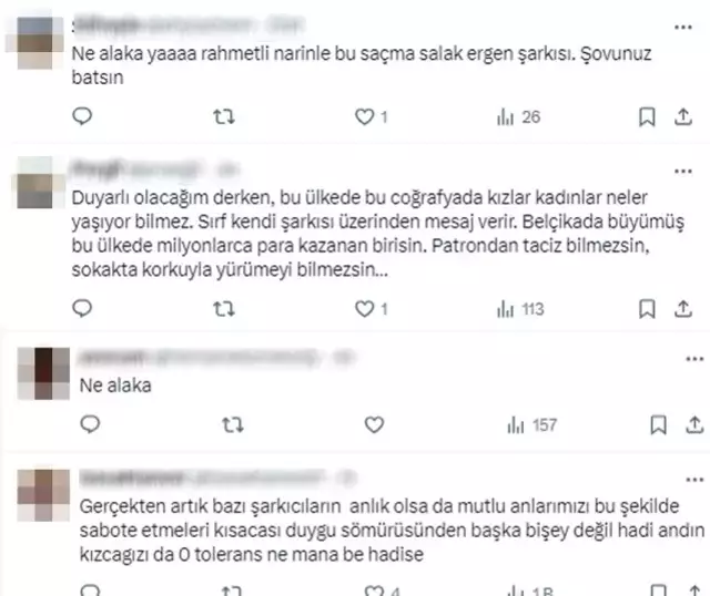 Sosyal Medyadan Gelen Tepkiler