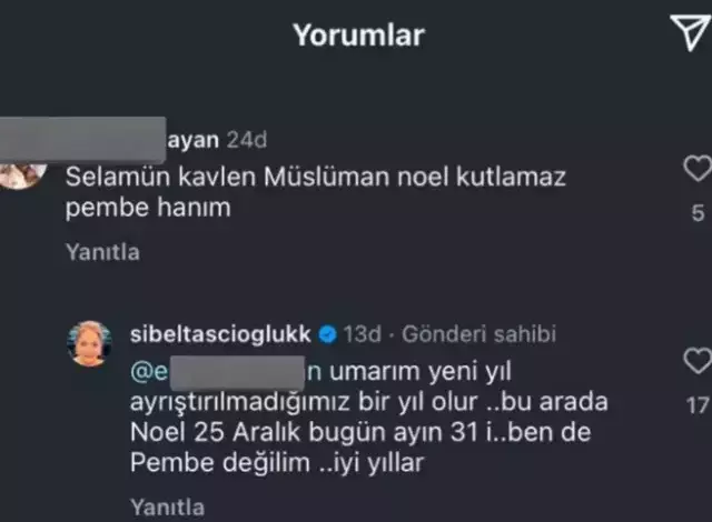 Takipçisinin Yorumuna Olay Yanıt