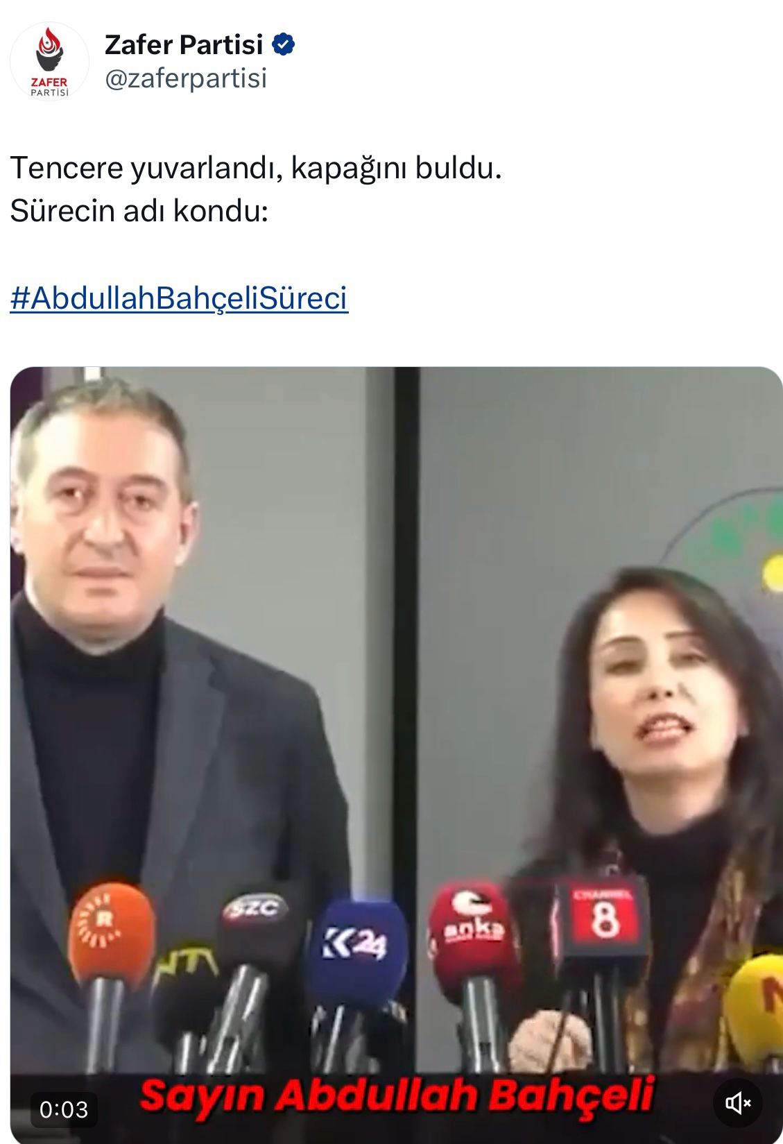 Abdullah Bahçeli Süreci