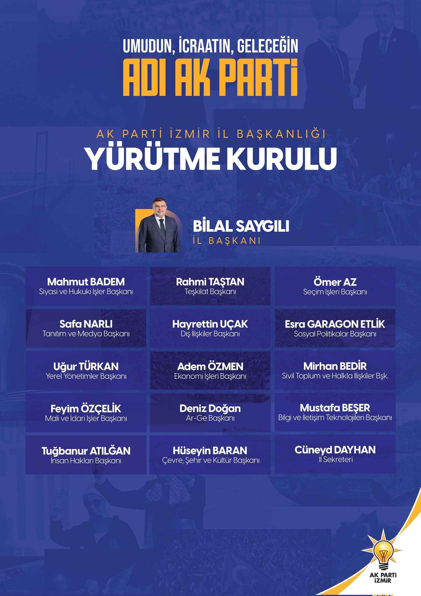 Ak Parti İzmir Yürütme Kurulu