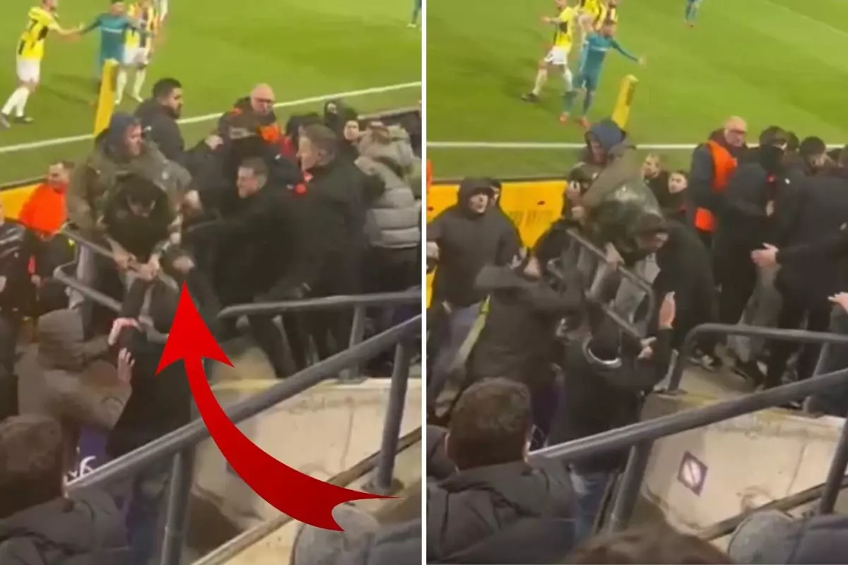 Anderlecht Fenerbahçe Kavga-1