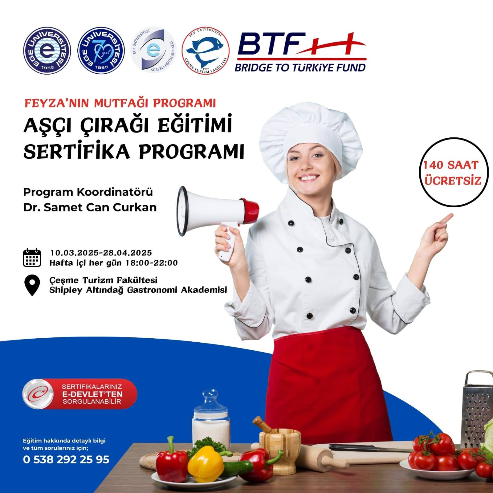 Aşçı sertifika programı