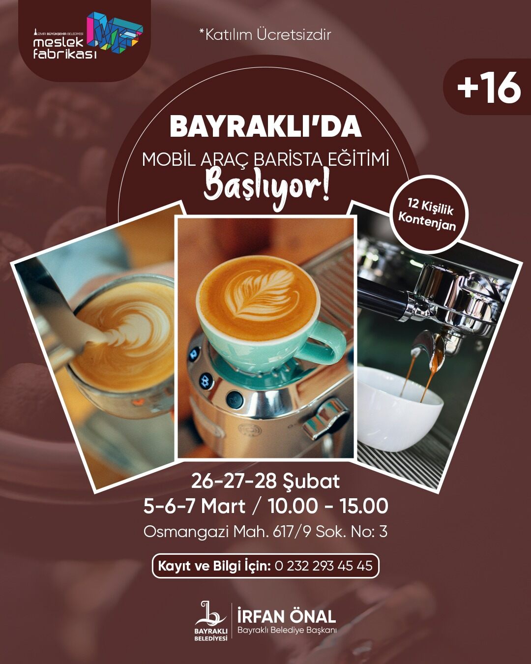 Bayraklı Barista kursu