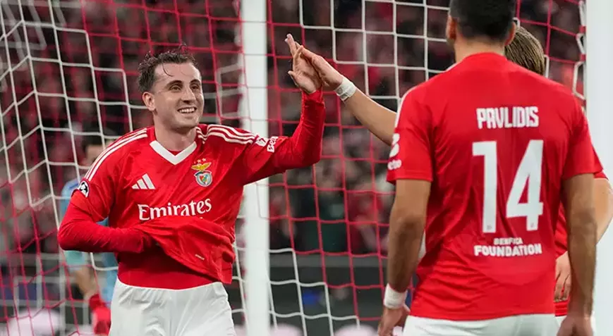 Benfica Monaco Şampiyonlar Ligi