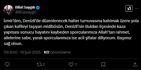 Bilal Saygılı Denizli Kaza