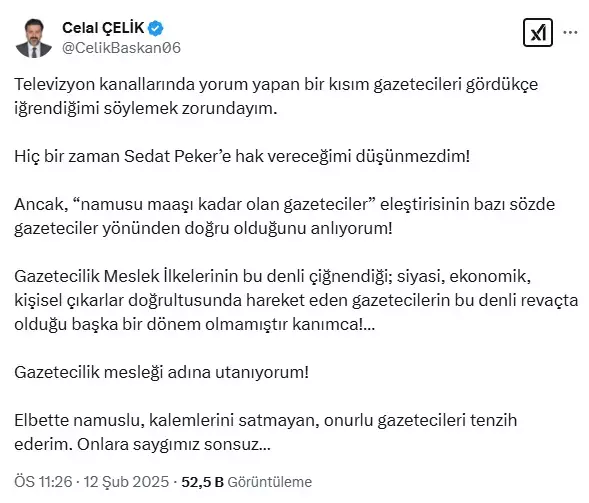 Celal Çelik Paylaşım