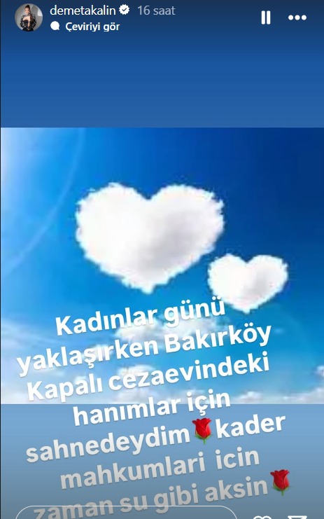 Demet Akalın'dan duygusal paylaşım