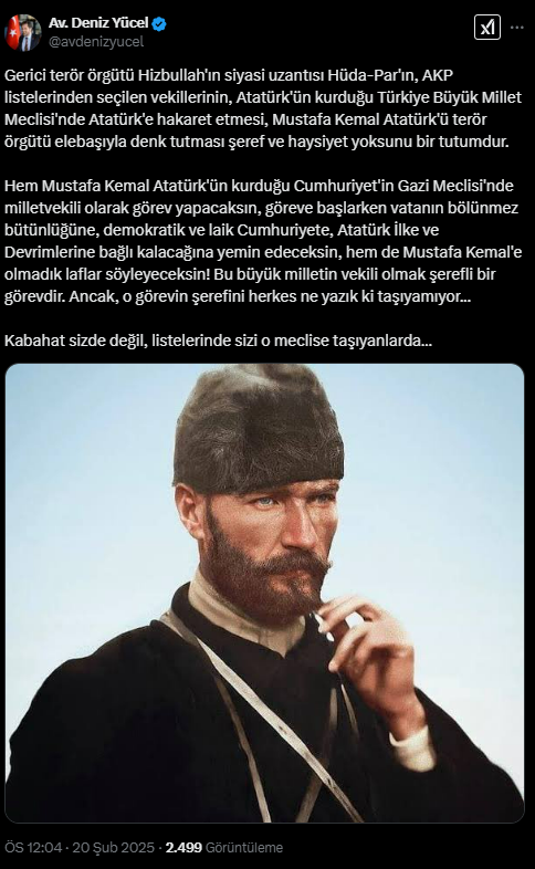 Deniz Yücelin Paylaşımı