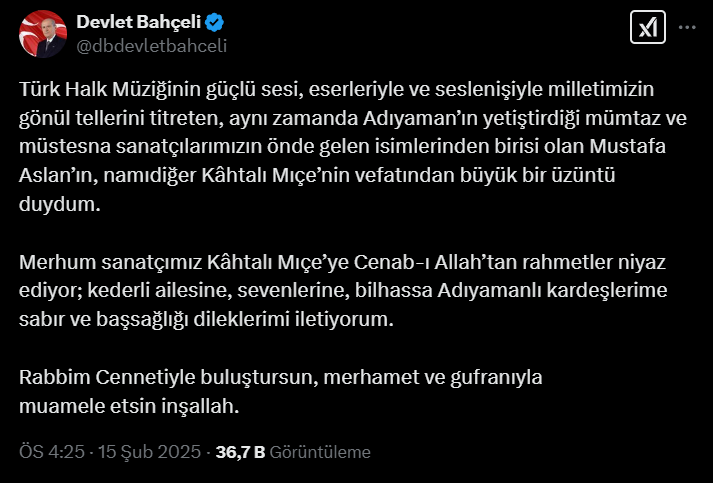 Devlet Bahçeli X