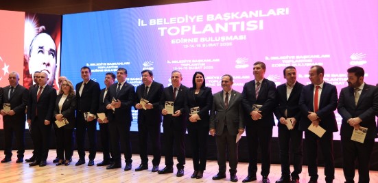 CHP'li il belediye başkanları Edirne'de buluştu