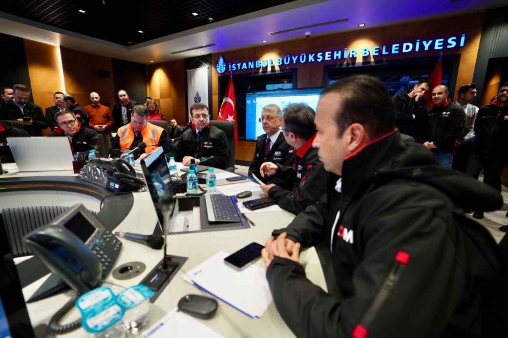 Ekrem İmamoğlu İstanbul Kar Yağışı