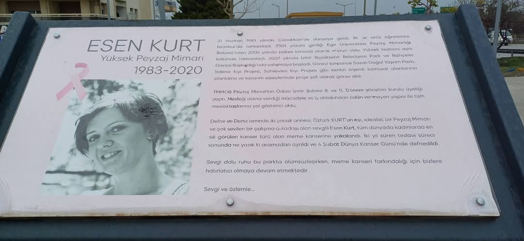 İzmir Büyükşehir Belediyesi Park ve Bahçeler ile Proje Şefi Esen Kurt