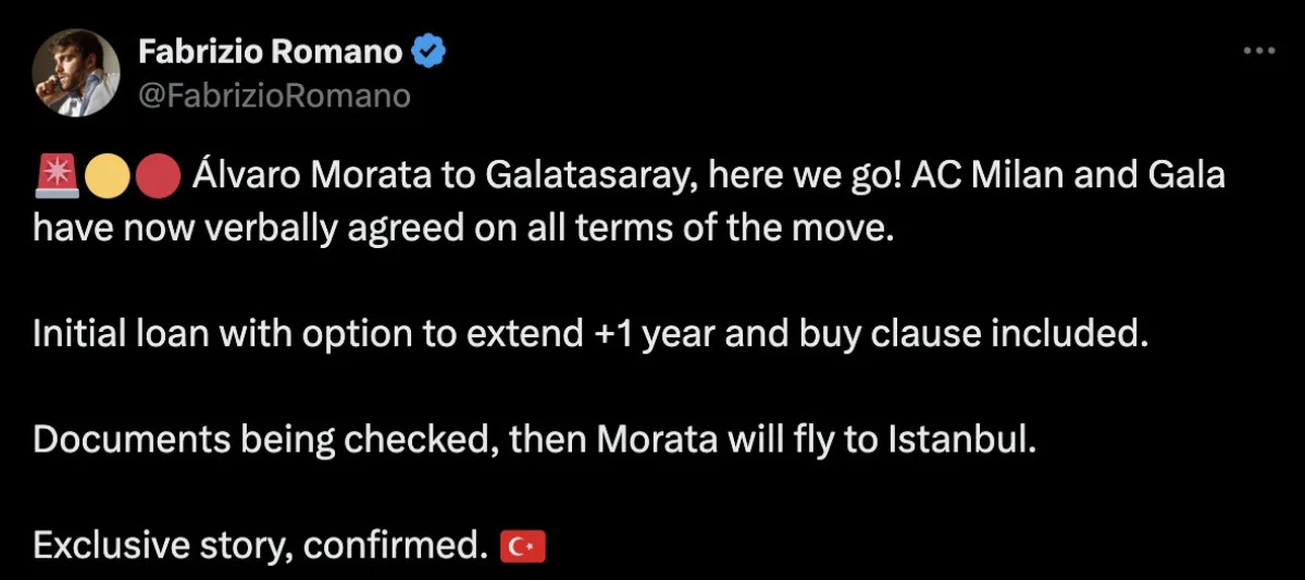 Fabrizio Romano Morata