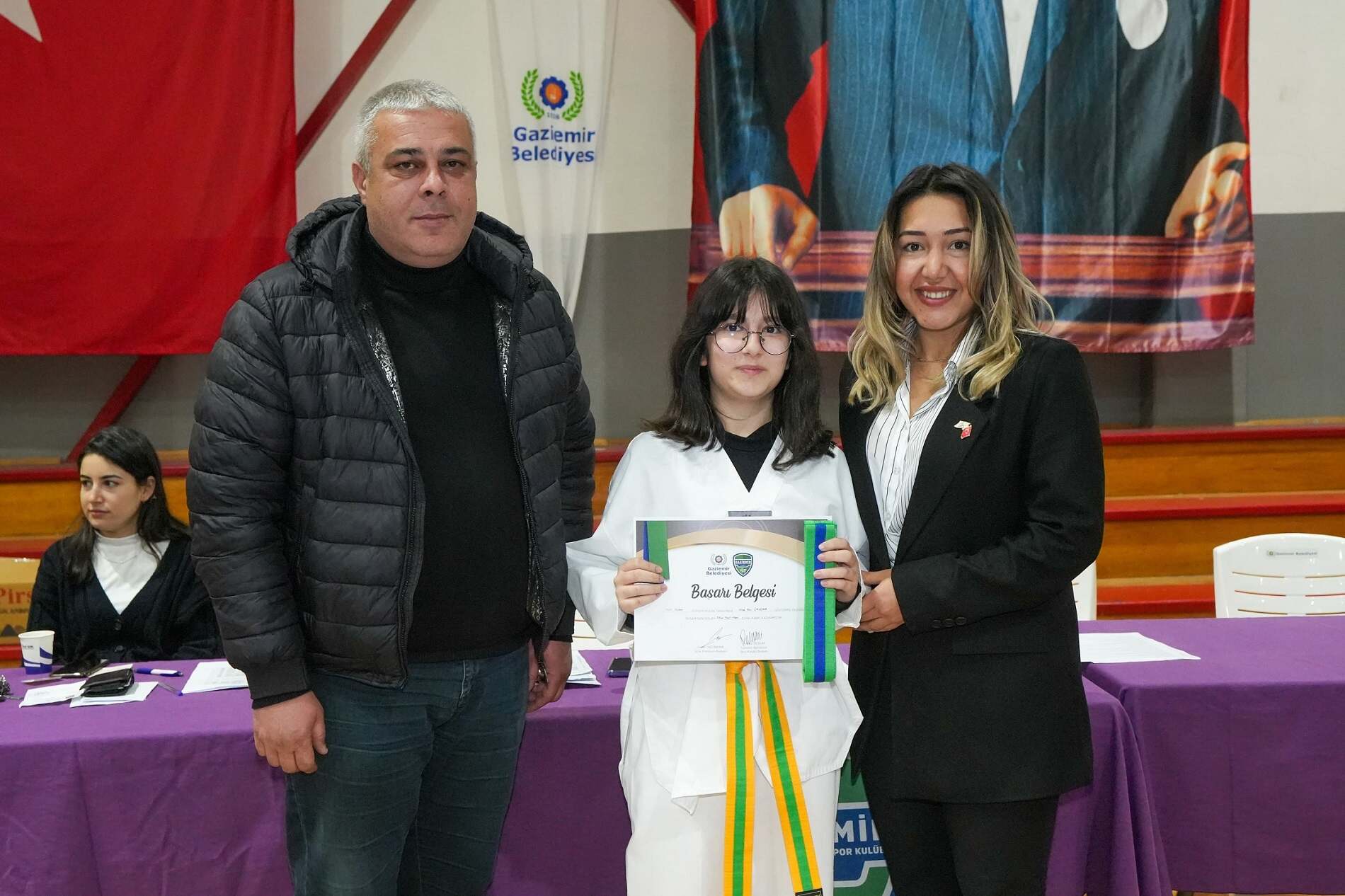 Gaziemir taekwondo kuşak sınavı