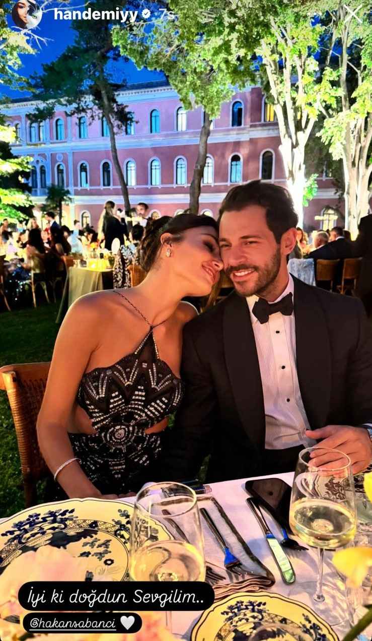 Hande Erçel Hakan Sabancı Doğum Günü (1)