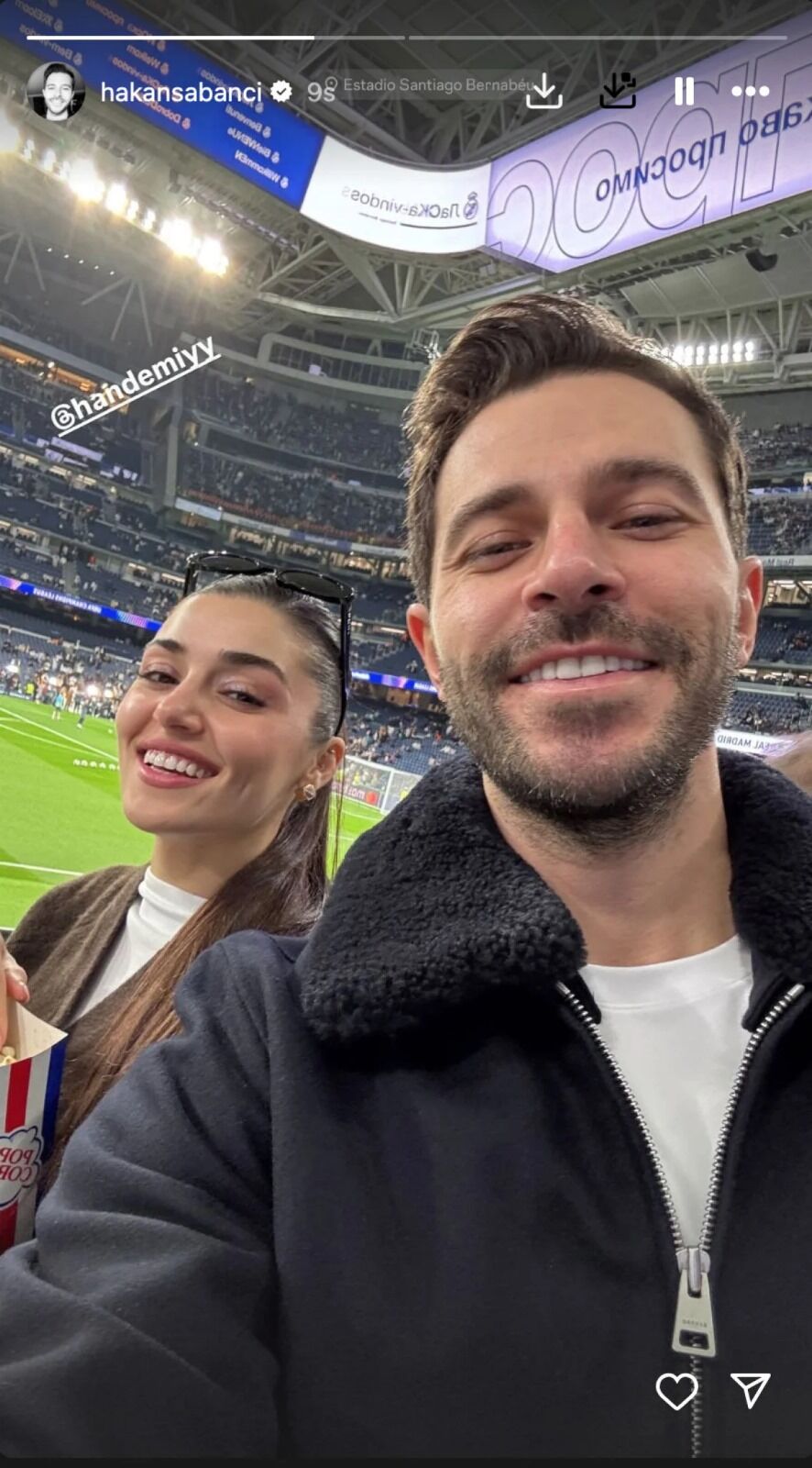 Hande Erçel Ve Hakan Sabancı Maç