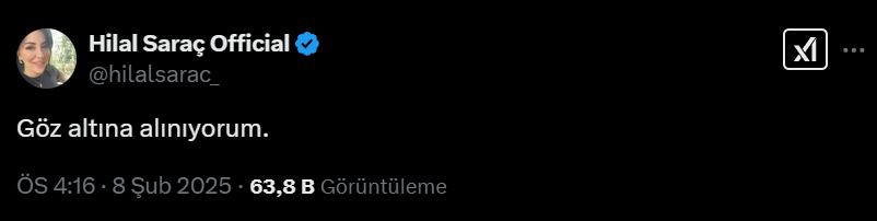 6 Şubat paylaşımları nedeniyle gözaltına alındığı iddia edildi