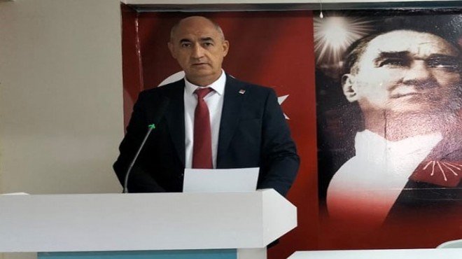 CHP Menemen İlçe Başkanı Hüseyin Özbey