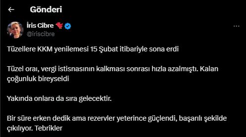 İris Cibre Kkm Kararı
