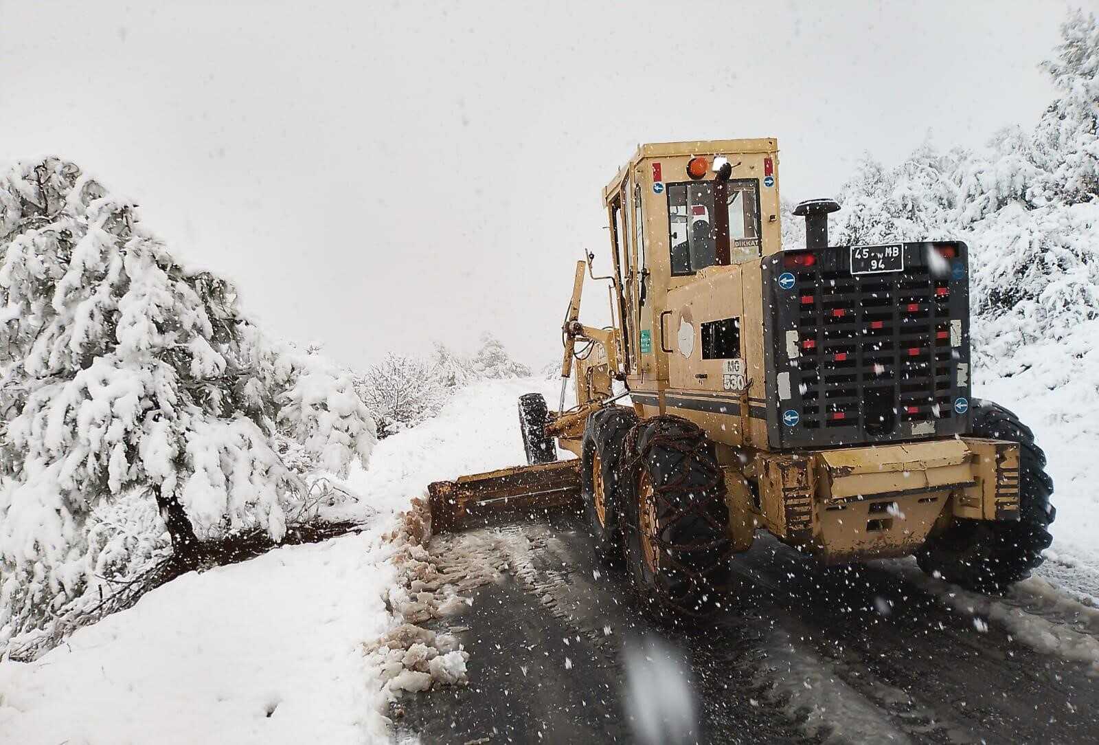 Manisa kar yağışı