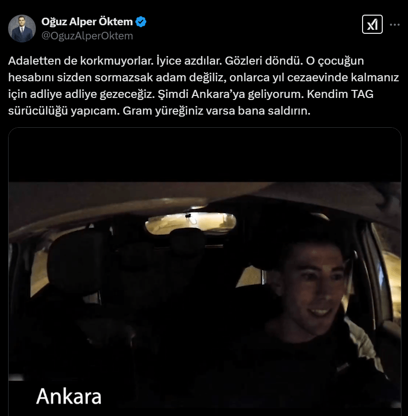 Martı TAG kurucusu Oğuz Alper Öktem'den sert tepki