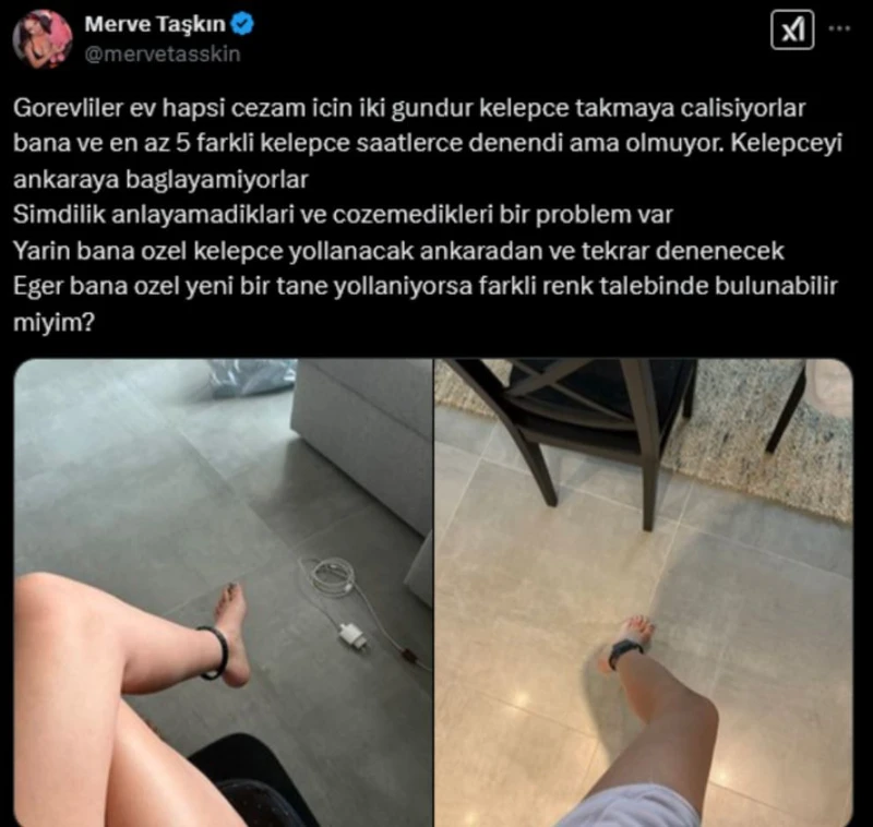 Farklı renk kelepçe talebi şaşkınlık yarattı