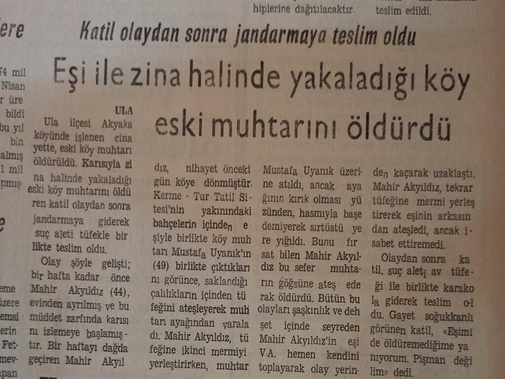 Muğla Yıllarca Babası Olarak Bil