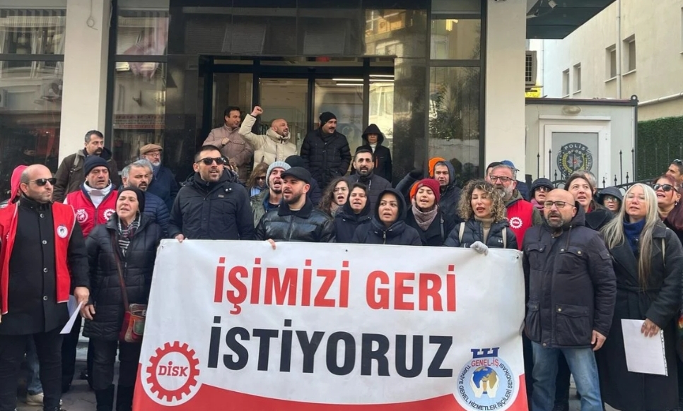 kent a.ş işçileri eylem