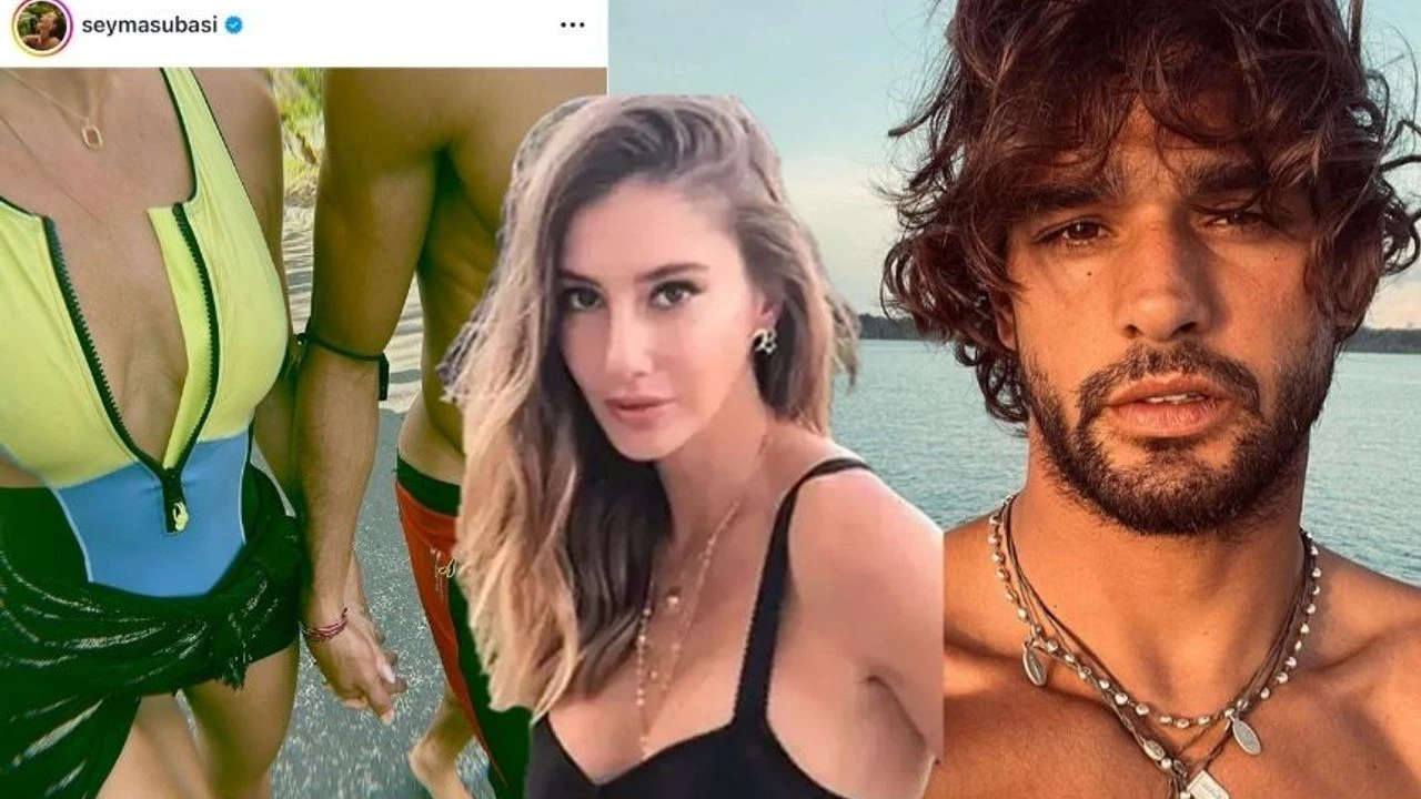 Brezilyalı model sevgilisine İstanbul'u gezdiriyor