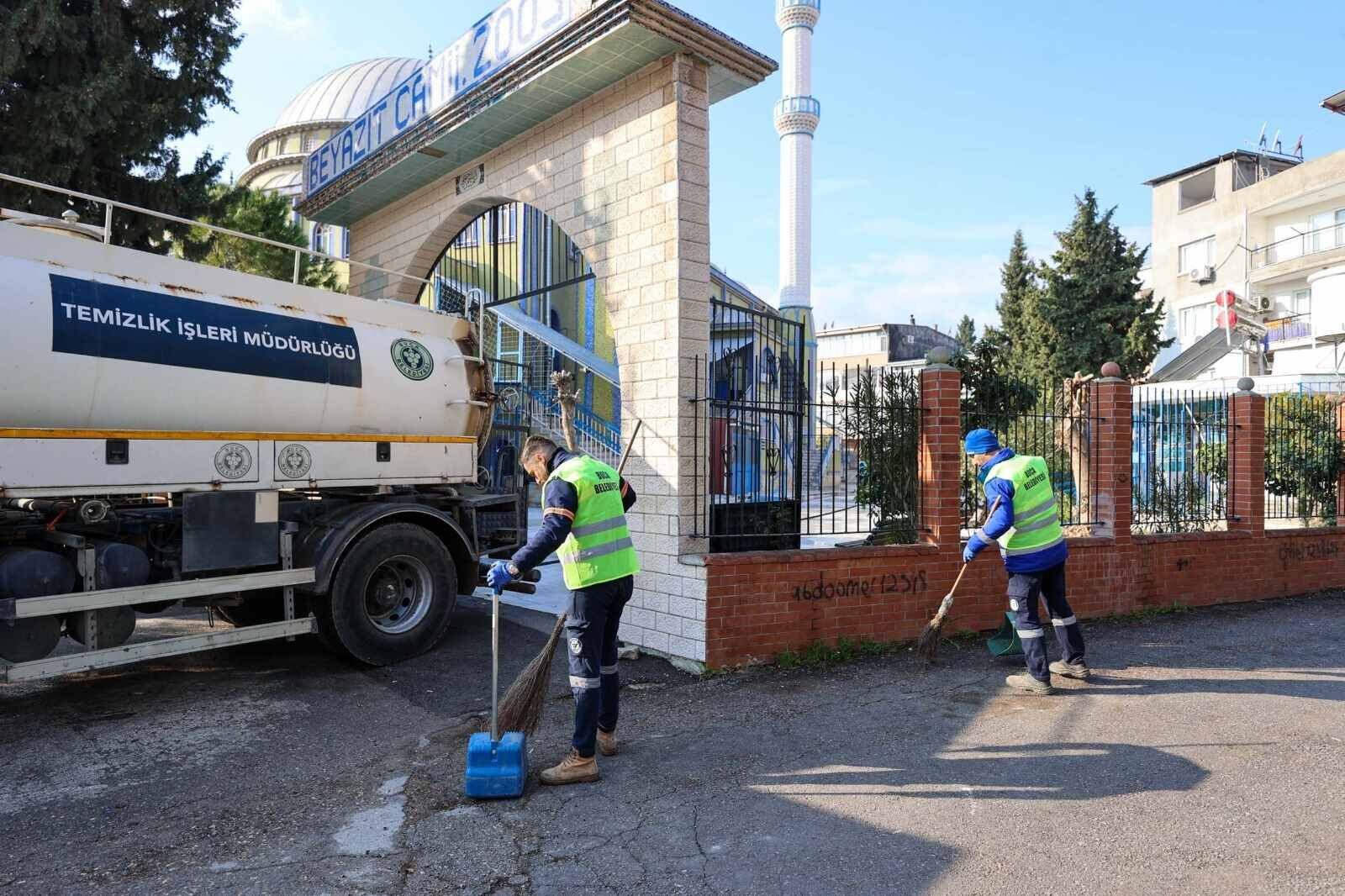 temizlik ve dezenfekte çalışması