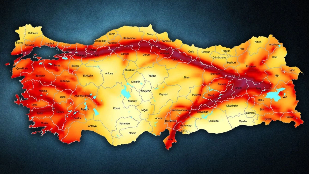 Turkiye Deprem Haritasi