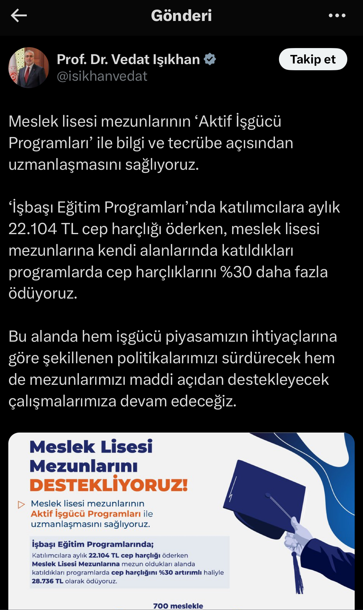Vedat Işıkhan Paylaşım