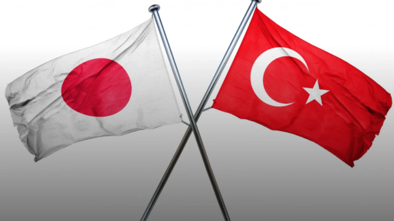 Japon Türk Bayrakları