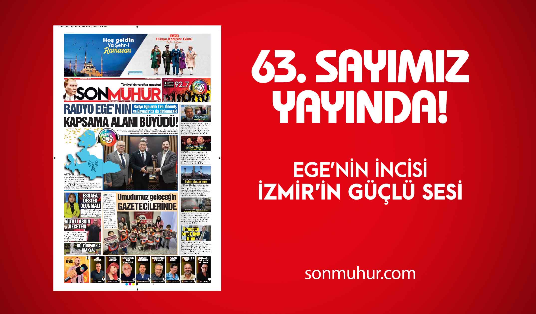 8 Mart Dünya Kadınlar Günü'ne özel 63. sayımız yayında!