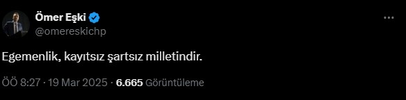 Başkan ömer eşki destek