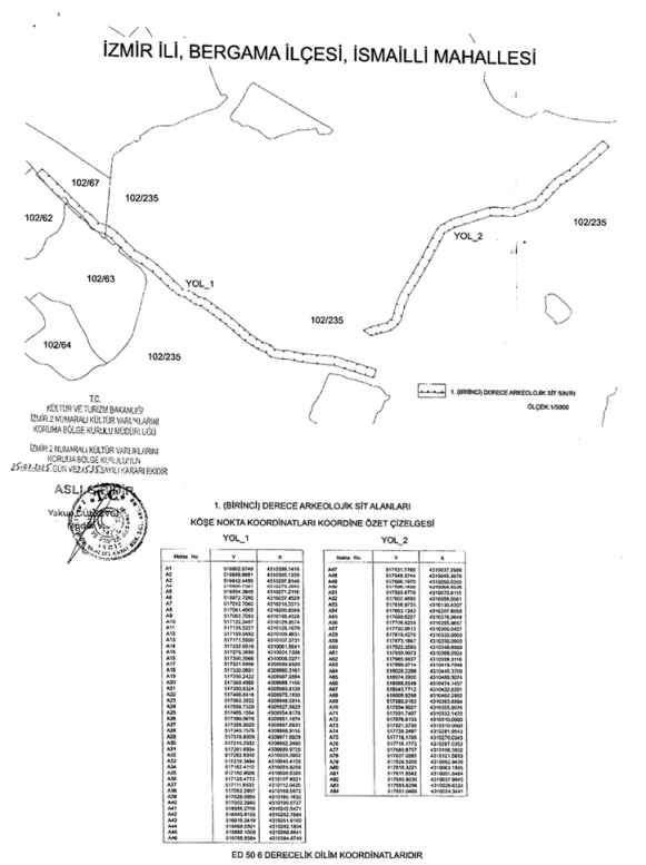 Bergama Antik Yol 11Zon
