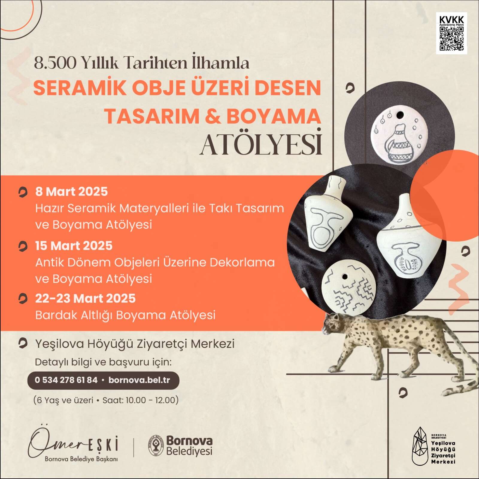 Seramik Obje Üzeri Desen Tasarım ve Boyama Atölyesi