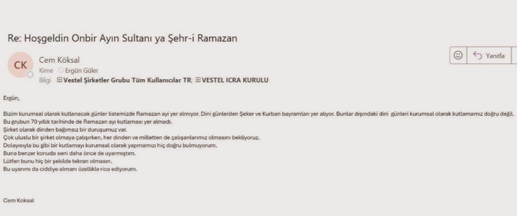 Cem Köksal Mesaj