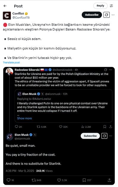 Elon Musk X Hesabı