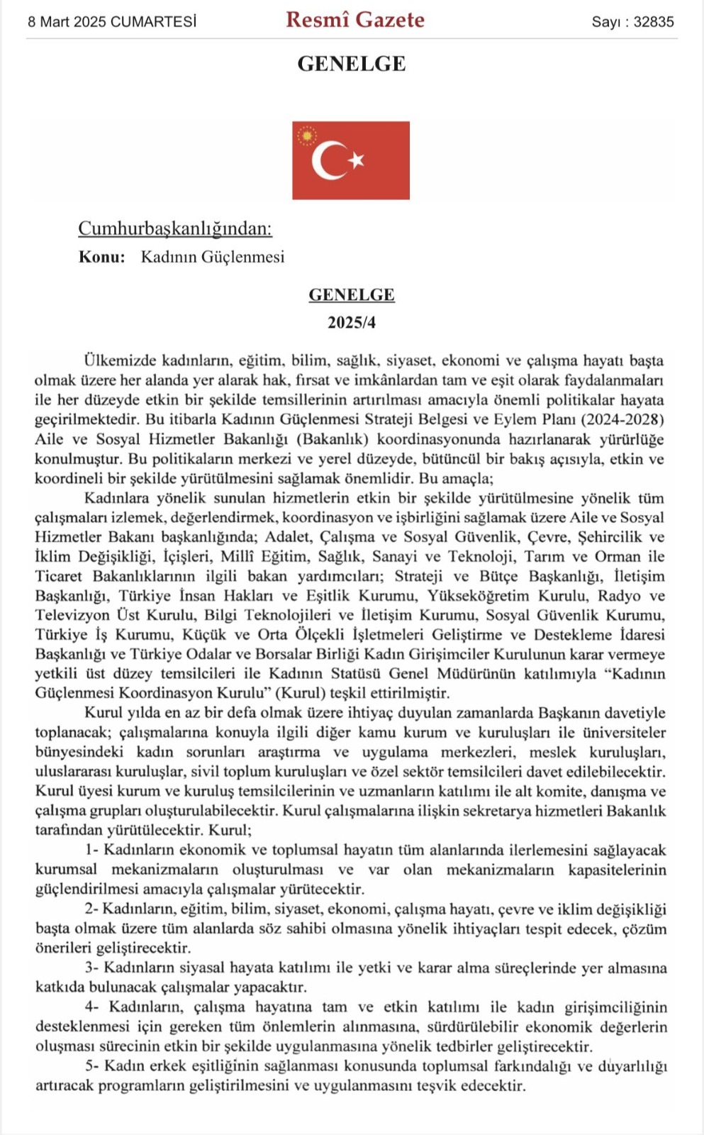 Kadınların toplumda güçlenmesi için stratejik adımlar